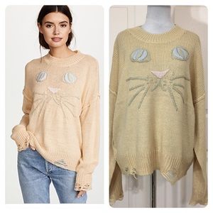 NWT! Rare!  Wildfox Whiskers Sweater